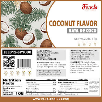 Coconut Jelly Nata De Coco Jelly (1000g * 16bag/case)