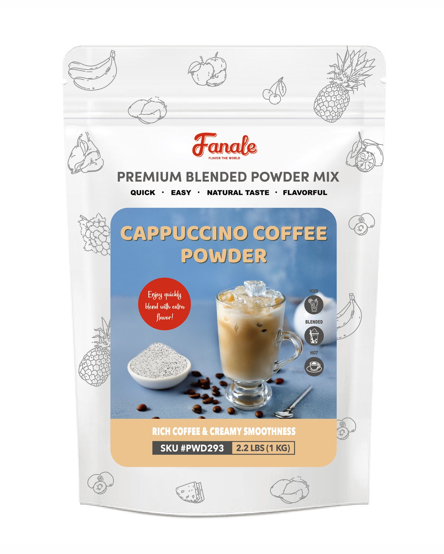 Cappuccino Coffee Flavor Powder | PWD293