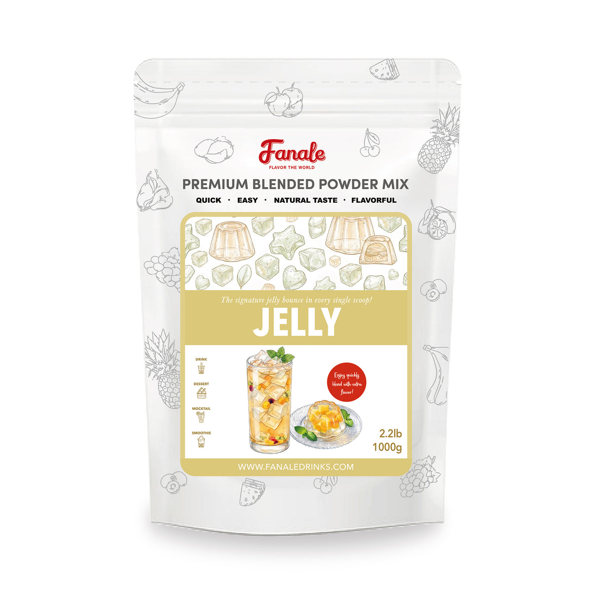 Jelly Powder (2.2 lb /bag, 15 bags / case) | PWD381