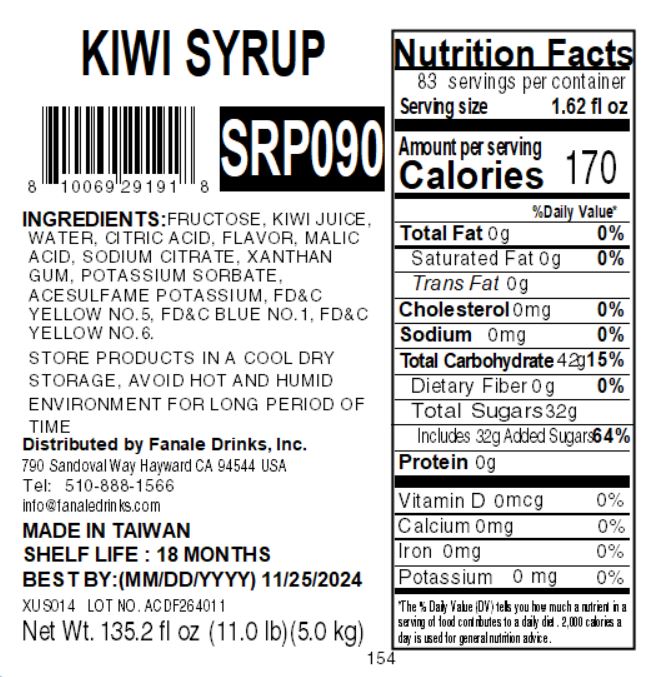 Kiwi Syrup