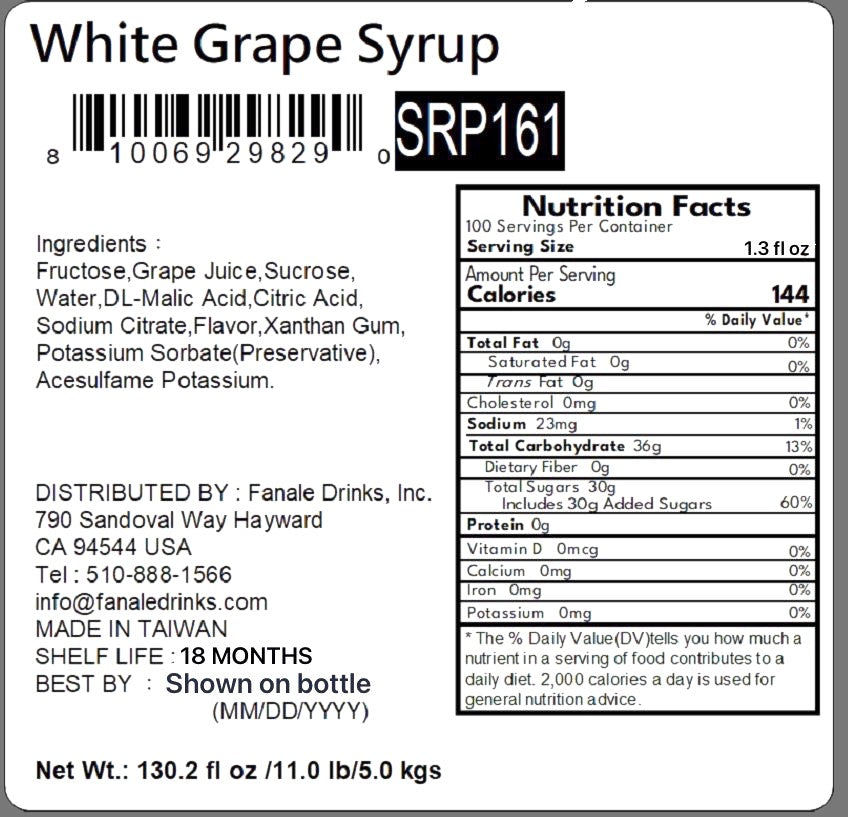 White Grape Syrup