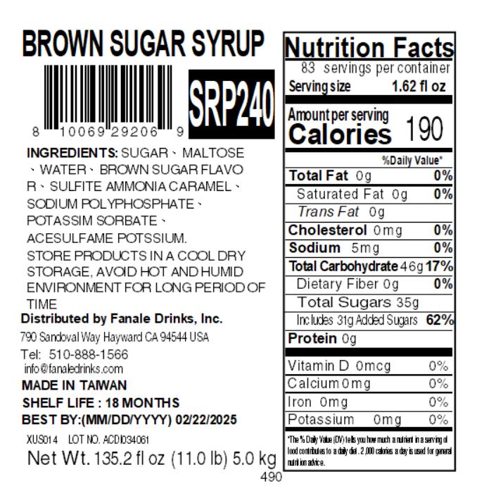 Brown Sugar Syrup