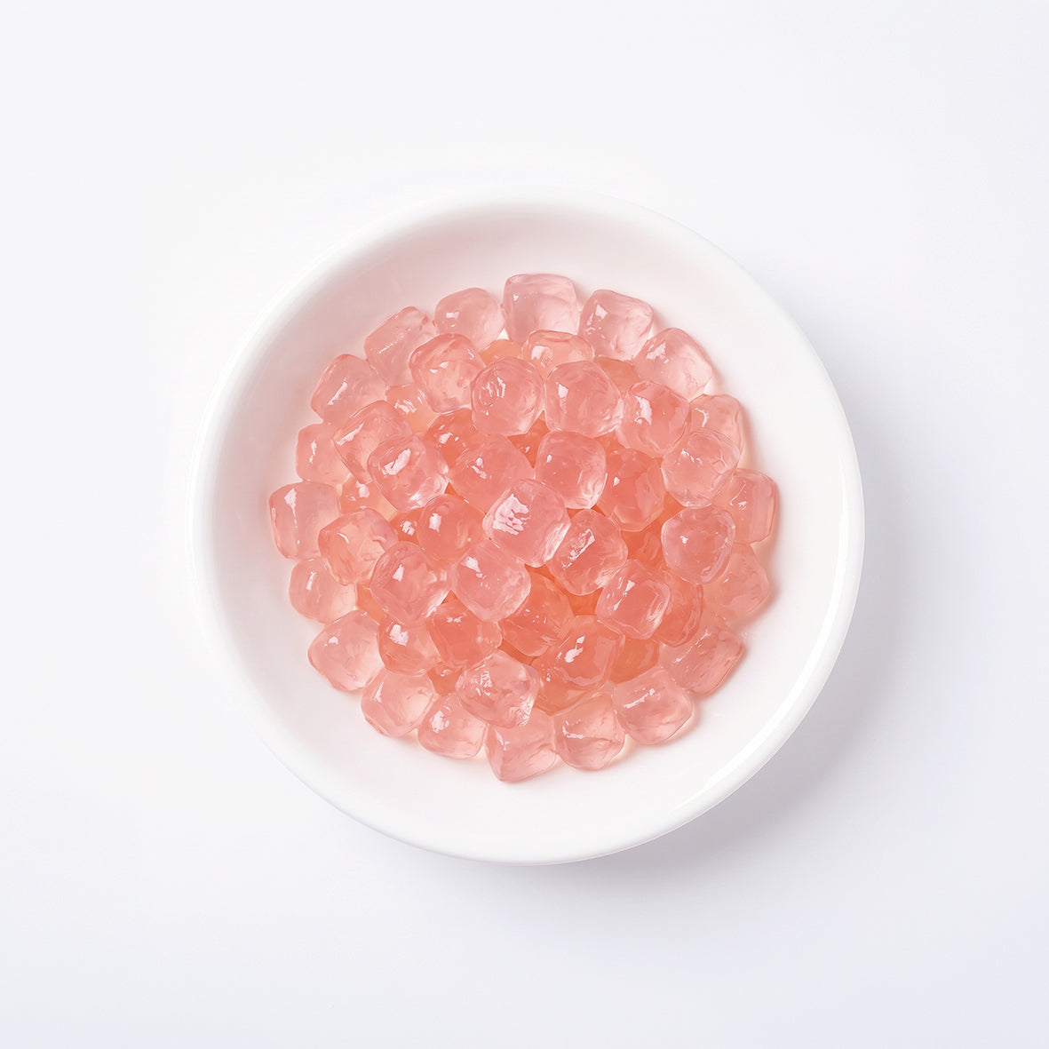 Agar Crystal Boba - Sakura Flavored (4.4 lbs/bag, 6 bags/case)
