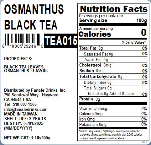 Osmanthus Black Tea (Ground) - Fanale