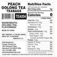 Peach Oolong Teabags | TEA054