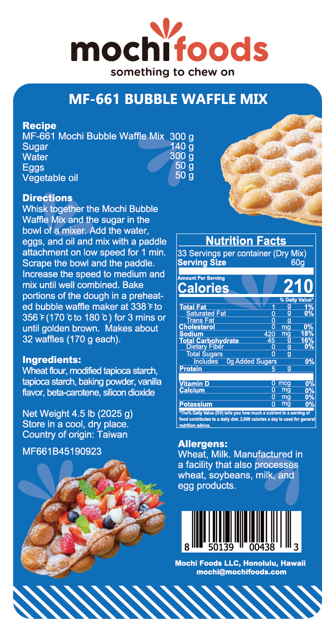 Mochi Foods - Bubble Waffle Mix 10kg/bag