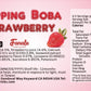 Popping Bursting Boba Juice Ball - Strawberry Flavor