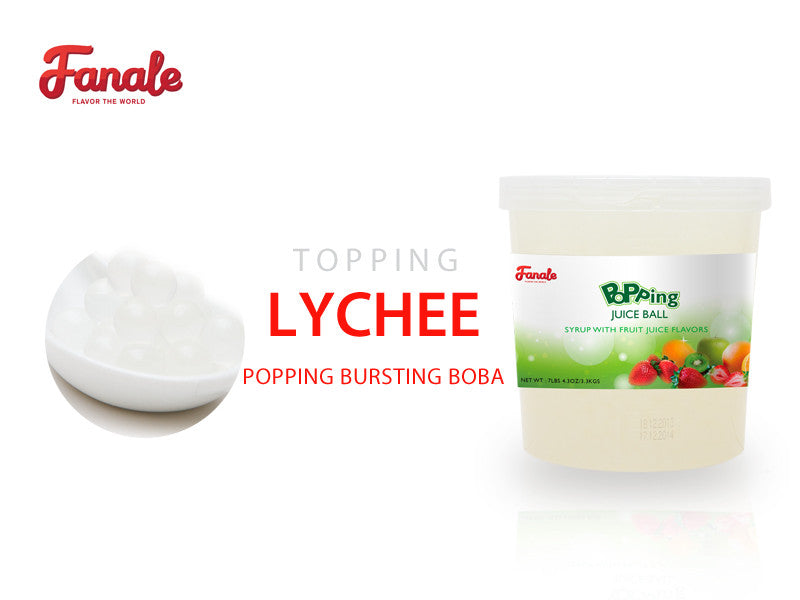 Popping Bursting Boba Juice Ball - Lychee Flavor
