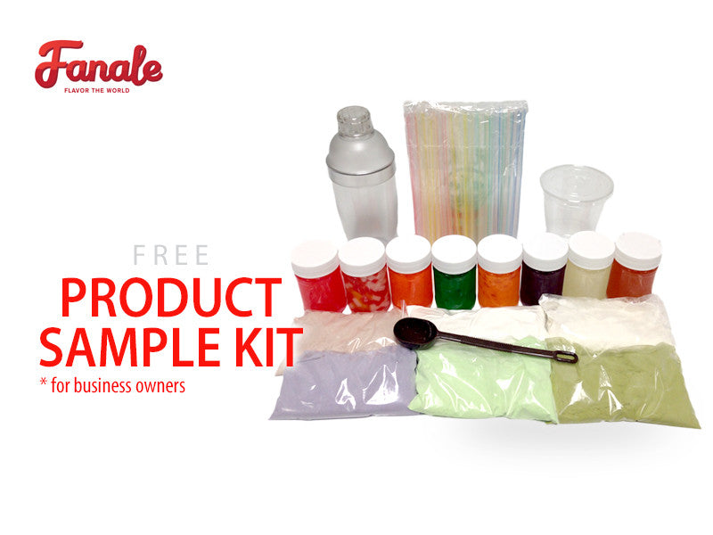 Bubble Tea Sample Kit Fanale Fanale Drinks